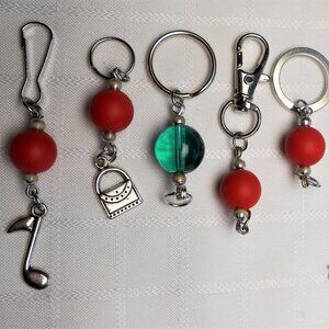 No11 : Handmade set of 7 hooks and rings for fine motor skills, for children age